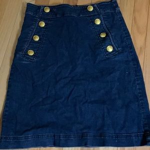 Ann Taylor denim skirt
